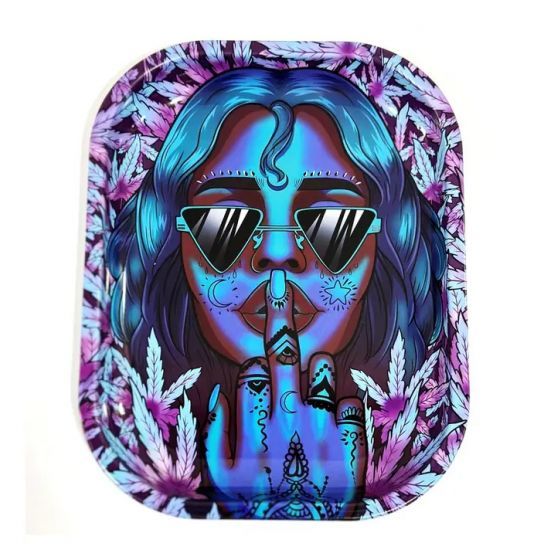 Rolling Tray "Kiss my"