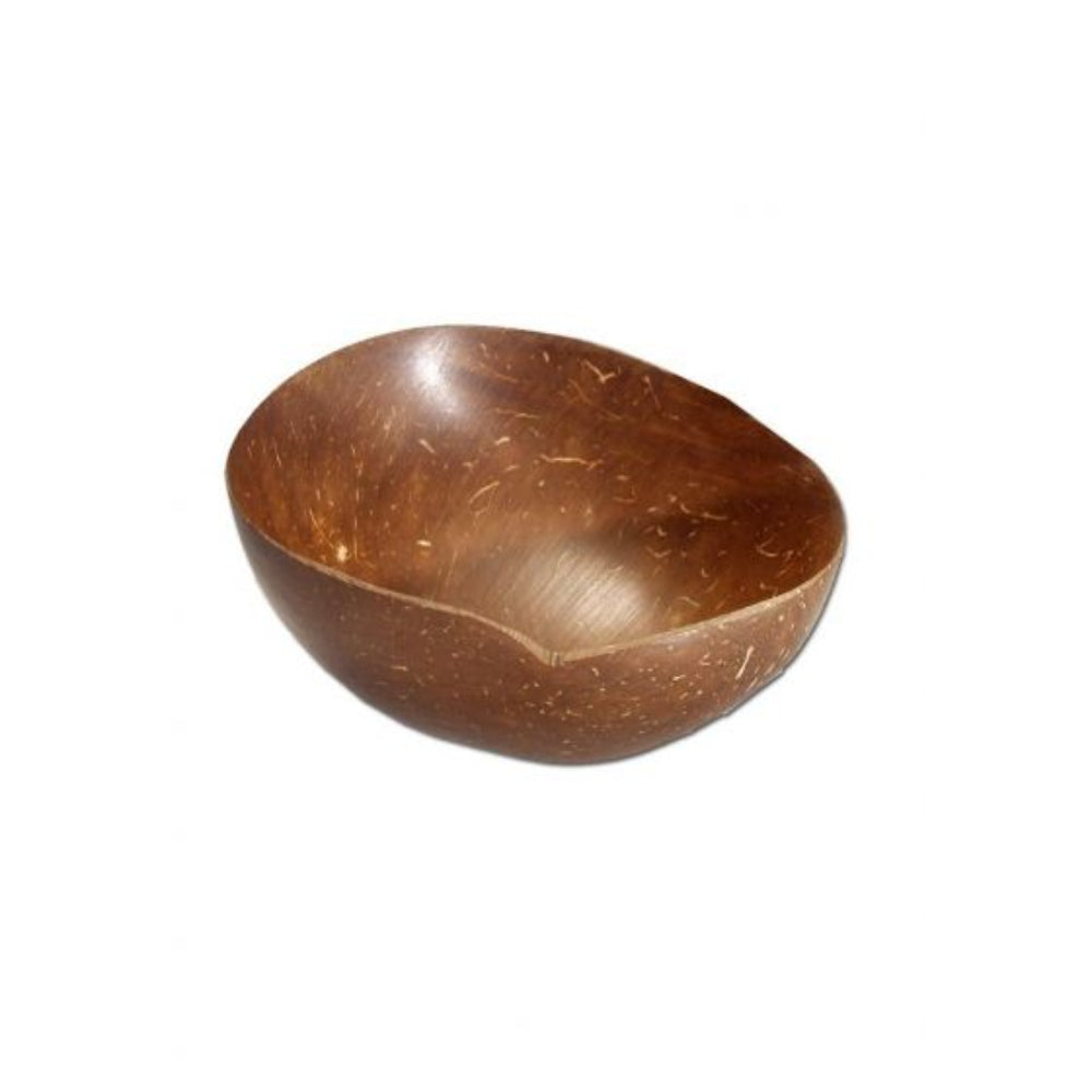 Coconut mixing bowl polished